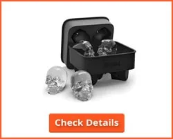 3D Skull Flexible Silicone Ice Cube Mold Tray