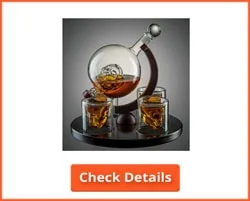 Large Skull Decanter 4 Glasses