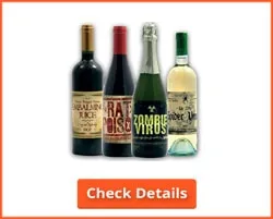 Morbid Enterprises Halloween Wine Bottle Stickers