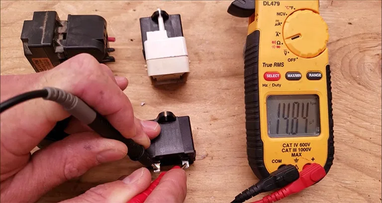 Check the Start Capacitor Using Multimeter Check the Start Capacitor Using Multimeter
