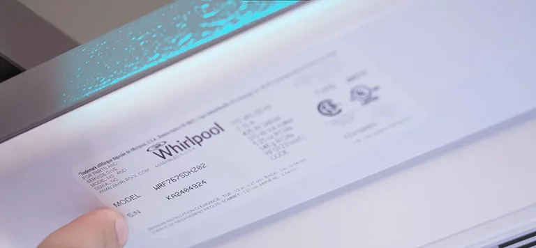 Find the Model Number of Your Whirlpool Refrigerator Find the Model Number of Your Whirlpool Refrigerator