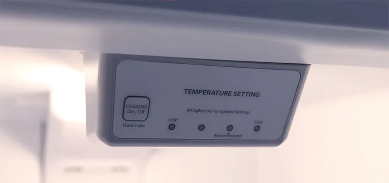 Temperature Control Settings on Amana Refrigerator Temperature Control Settings on Amana Refrigerator