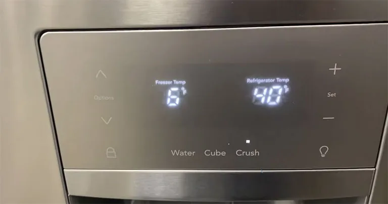 Temperature Control Settings on Frigidaire Refrigerator Temperature Control Settings on Frigidaire Refrigerator